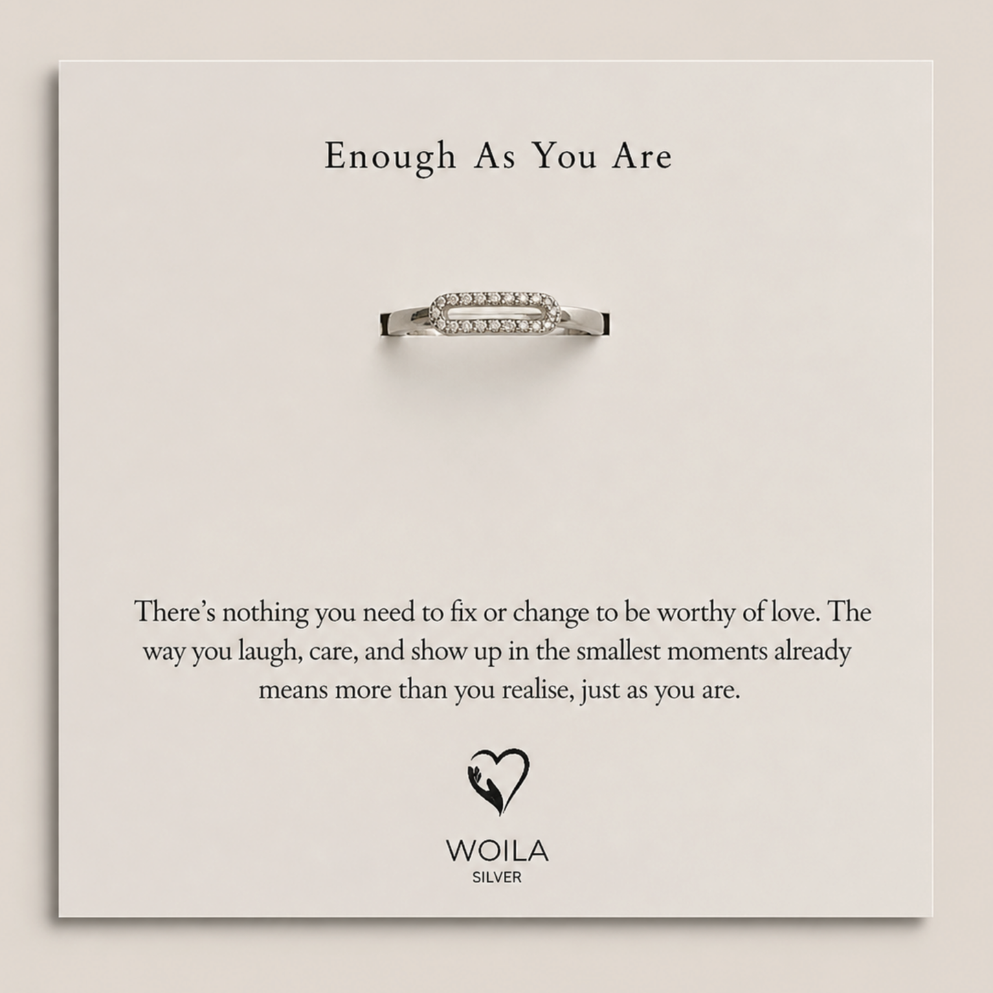 Enough As You Are